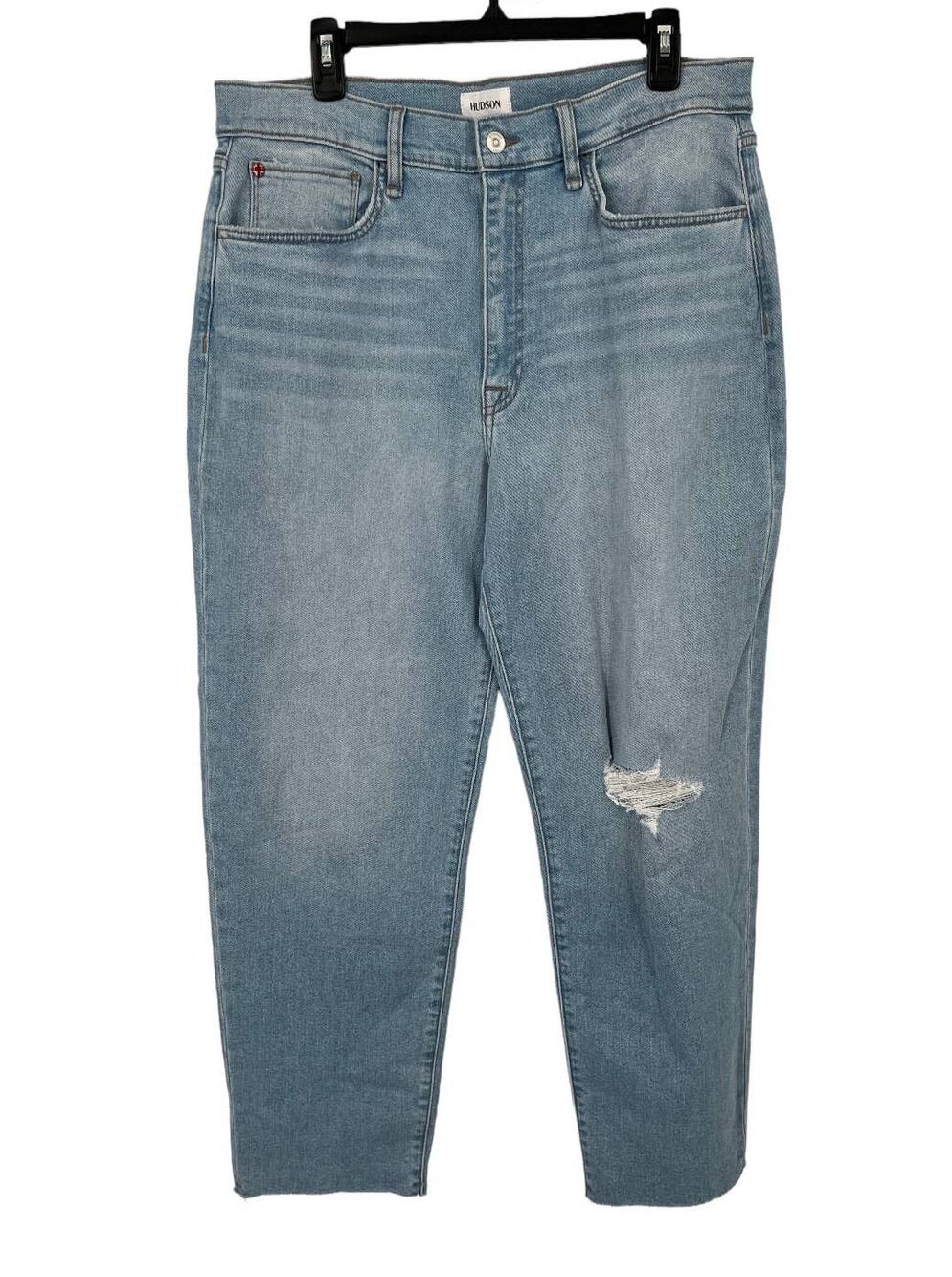 Hudson jeans Kass high rise ankle straight light blue size 30